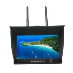 Original LCD5802D 7-Zoll-Monitor 800*480 Auflösung 5.8G 40CH Mit integriertem DVR-Akku für Video-Multikopter-RC-FPV-Teile